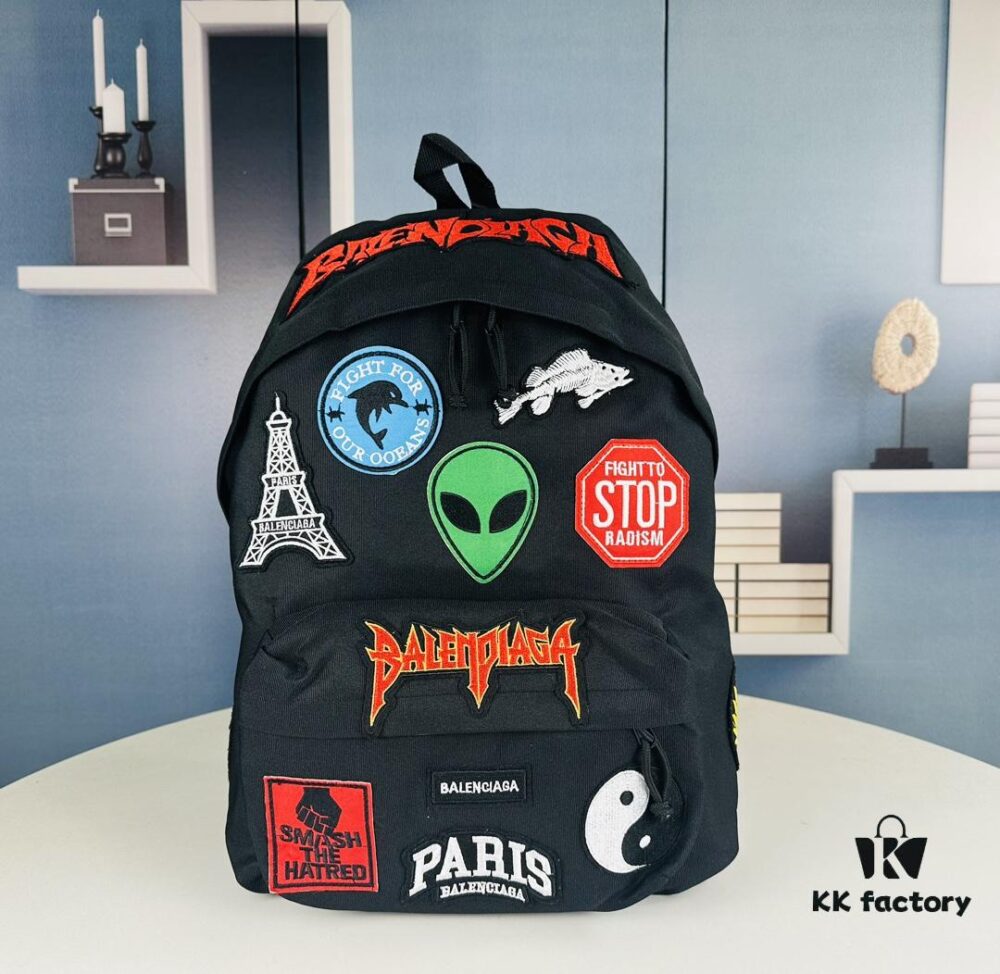6930e2c06e68136f4d9b24ed Shanghai Boutique / Balenciaga Graffiti Backpack ||| (Color Tag Black) Balenciaga
