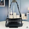 BALENCIAGA Le Cagole Camera Motorcycle Flap Bag [Waxed Black/Gray] 6701