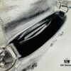 6930e3126e68136f4d9b2563 BALENCIAGA Le Cagole Camera Bag in Waxed Black/Grey - Style No. 6701