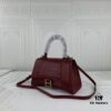 6930e3266e68136f4d9b2589 New Arrival☀Balencia Paris Home, This Season's Highlight: Crocodile-Textured Black Hourglass Bag