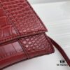 6930e32a6e68136f4d9b2590 New Arrival☀Balencia Paris Home, This Season's Highlight: Crocodile-Textured Black Hourglass Bag