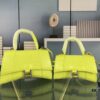 New Arrival Large/Small 235 Balencia Paris House This Season's Highlight Crocodile Texture Hourglass Bag