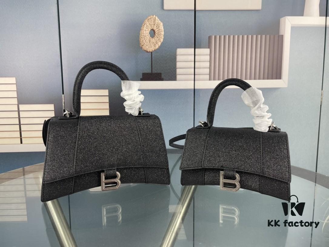 New Arrival Large/Small 235 Balencia Paris House This Season's Highlight Crocodile Texture Hourglass Bag