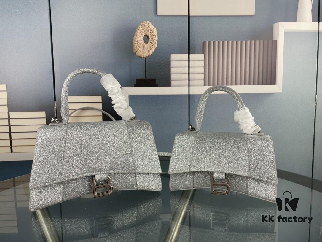 New Arrival Large/Small 235 Balencia Paris House This Season's Highlight Crocodile Texture Hourglass Bag