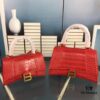 6930e3346e68136f4d9b25a1 New Large/Small 235 Balencia Paris House, This Season's Highlight Crocodile Texture Hourglass Bag