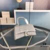 6930e3376e68136f4d9b25a5 New Large/Small 235 Balencia Paris House, This Season's Highlight Crocodile Texture Hourglass Bag