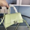 6930e3446e68136f4d9b25be New Large and Small Size 235 Balencia Paris House, This Season's Highlight Crocodile Texture Hourglass Bag with Unique Signature Curved Shape