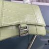 6930e3446e68136f4d9b25bf New Large and Small Size 235 Balencia Paris House, This Season's Highlight Crocodile Texture Hourglass Bag with Unique Signature Curved Shape