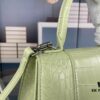 6930e3446e68136f4d9b25c0 New Large and Small Size 235 Balencia Paris House, This Season's Highlight Crocodile Texture Hourglass Bag with Unique Signature Curved Shape