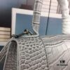 6930e3536e68136f4d9b25d7 New Large and Small 235 Balencia Paris House, This Season's Highlight Crocodile Texture Hourglass Bag