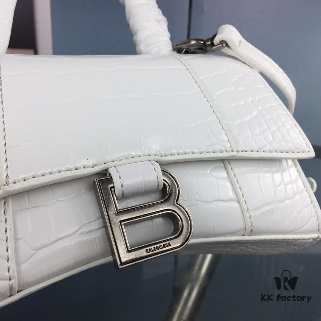 6930e3606e68136f4d9b25e7 New Large/Small 235 Balencia Paris House, This Season's Highlight Crocodile Texture Hourglass Bag