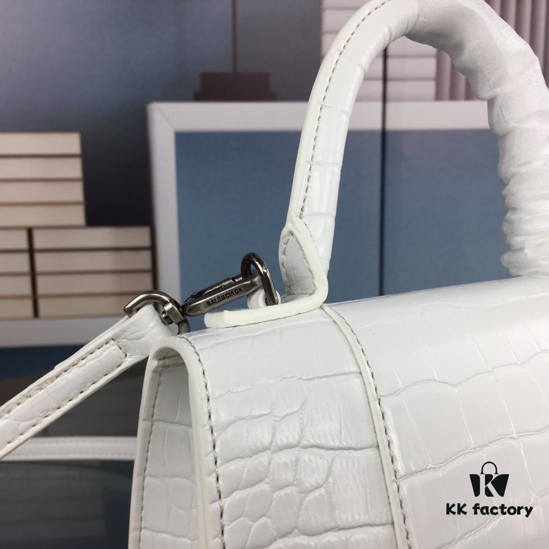 6930e3616e68136f4d9b25e8 New Large/Small 235 Balencia Paris House, This Season's Highlight Crocodile Texture Hourglass Bag