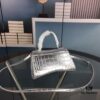 6930e3736e68136f4d9b2600 New Large/Small 235 Balencia Paris House, This Season's Highlight Crocodile Texture Hourglass Bag