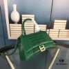 6930e37f6e68136f4d9b2614 New Large and Small Size 235 Balencia Paris, This Season's Highlight Crocodile Texture Hourglass Bag