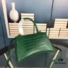 6930e3806e68136f4d9b2615 New Large and Small Size 235 Balencia Paris, This Season's Highlight Crocodile Texture Hourglass Bag