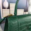 6930e3816e68136f4d9b2616 New Large and Small Size 235 Balencia Paris, This Season's Highlight Crocodile Texture Hourglass Bag