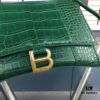 6930e3816e68136f4d9b2618 New Large and Small Size 235 Balencia Paris, This Season's Highlight Crocodile Texture Hourglass Bag