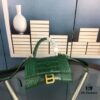6930e3856e68136f4d9b261c New Large and Small Size 235 Balencia Paris, This Season's Highlight Crocodile Texture Hourglass Bag