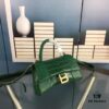 6930e3866e68136f4d9b261d New Large and Small Size 235 Balencia Paris, This Season's Highlight Crocodile Texture Hourglass Bag