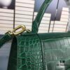 6930e3876e68136f4d9b261f New Large and Small Size 235 Balencia Paris, This Season's Highlight Crocodile Texture Hourglass Bag