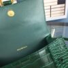 6930e38a6e68136f4d9b2622 New Large and Small Size 235 Balencia Paris, This Season's Highlight Crocodile Texture Hourglass Bag