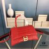 6930e38b6e68136f4d9b2625 New Large/Small 235 Balencia Paris House, This Season's Highlight Crocodile Texture Hourglass Bag
