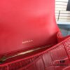 6930e3906e68136f4d9b262d New Large/Small 235 Balencia Paris House, This Season's Highlight Crocodile Texture Hourglass Bag