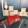6930e3926e68136f4d9b262f New Large and Small Size 235 Balencia Paris House, This Season's Highlight Crocodile Texture Hourglass Bag with Signature Arc Shape