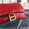 6930e3926e68136f4d9b2631 New Large and Small Size 235 Balencia Paris House, This Season's Highlight Crocodile Texture Hourglass Bag with Signature Arc Shape