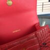 6930e3946e68136f4d9b2634 New Large and Small Size 235 Balencia Paris House, This Season's Highlight Crocodile Texture Hourglass Bag with Signature Arc Shape