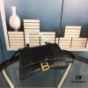 6930e3966e68136f4d9b2637 New Arrival Large and Small Size 235 Balencia Paris, This Season's Highlight Crocodile Texture Hourglass Bag