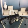 New Large/Small 235 Balencia Paris House, This Season's Highlight: Crocodile Texture Hourglass Bag