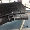 New Large and Small 235 Balencia Paris House This Season's Heavyweight Crocodile Texture Hourglass Bag