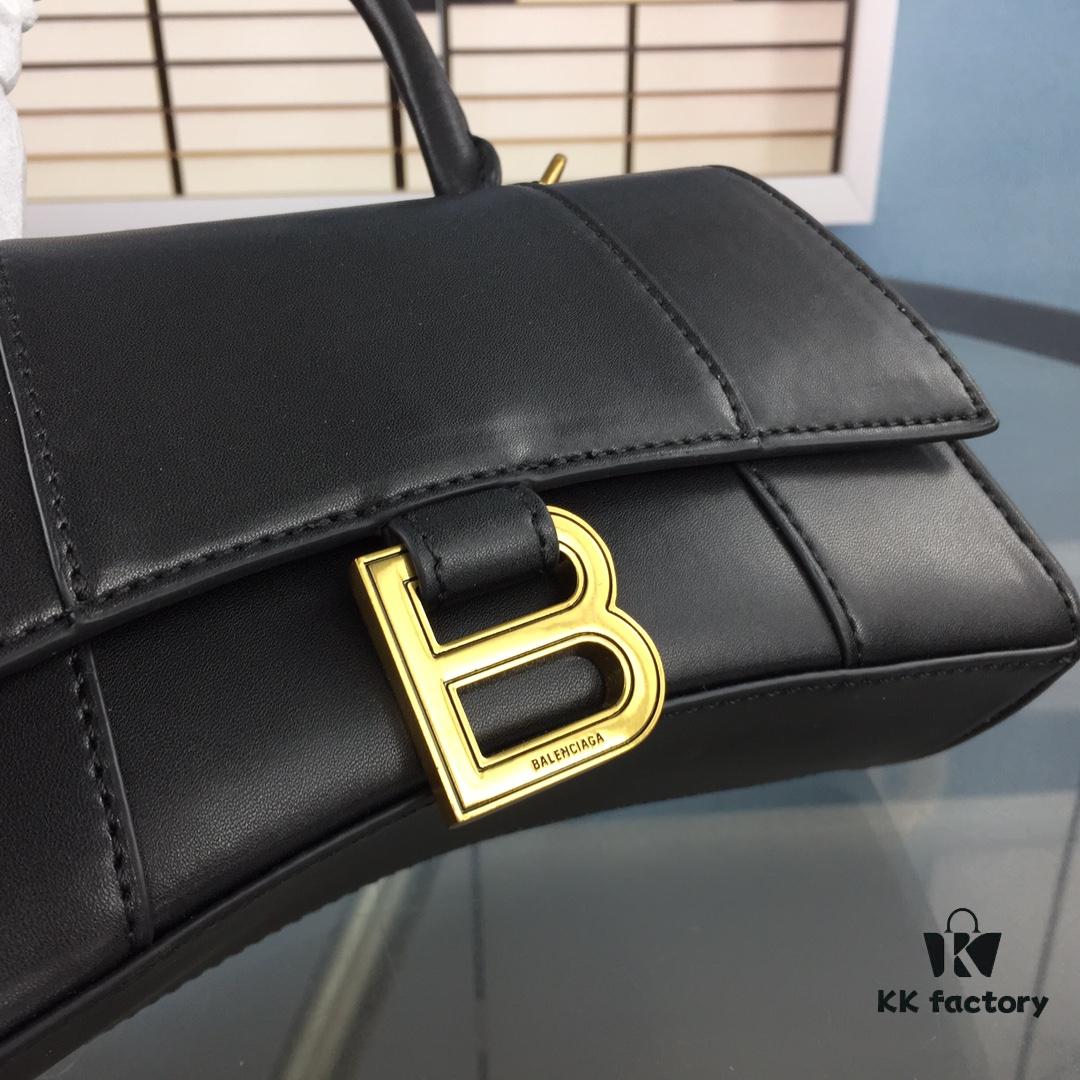 New Large and Small 235 Balencia Paris House, This Season's Highlighted Plain Weave Hourglass Bag