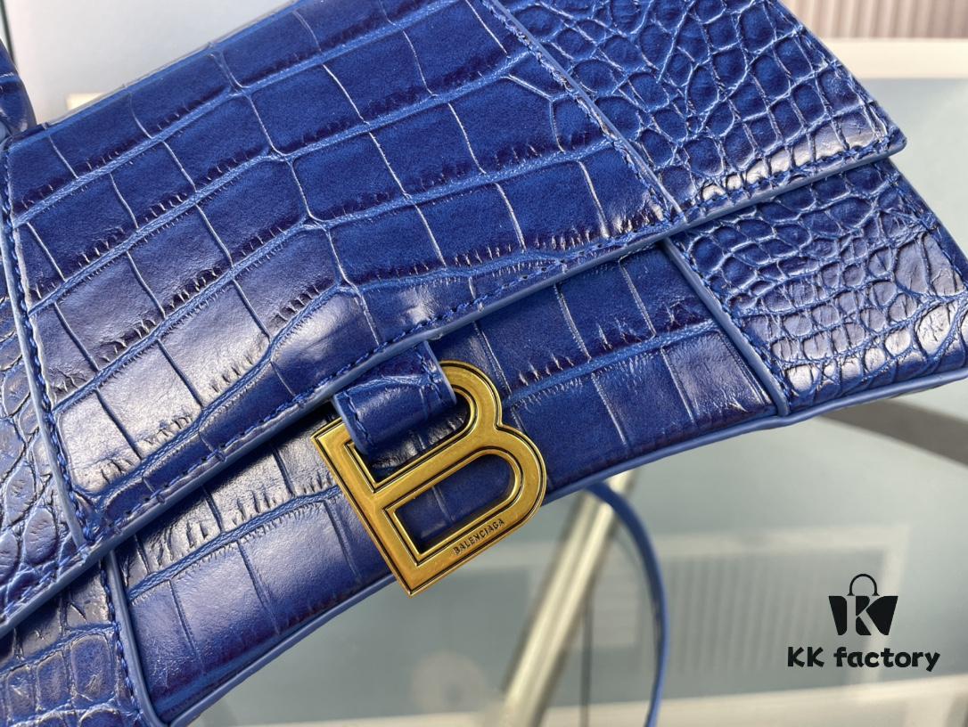 New Large Size Balencia Paris, This Season's Highlighted Plain Weave Hourglass Bag