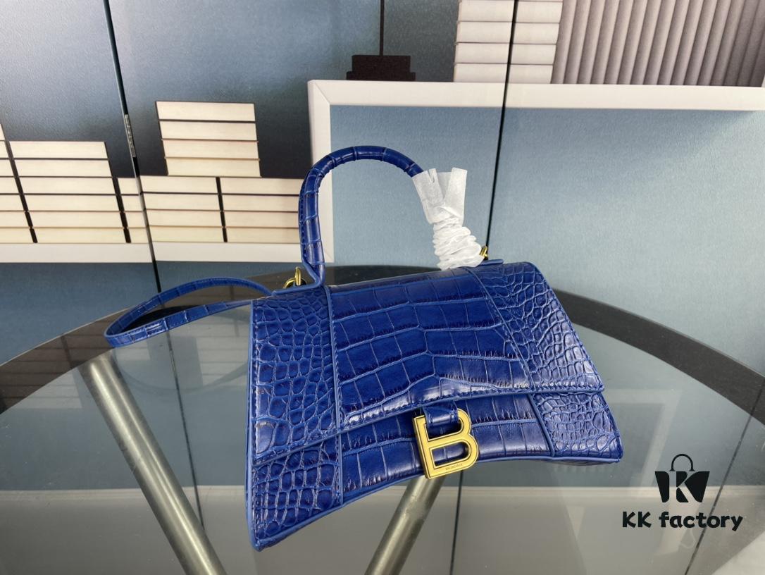 New Large Size Balencia Paris, This Season's Highlighted Plain Weave Hourglass Bag