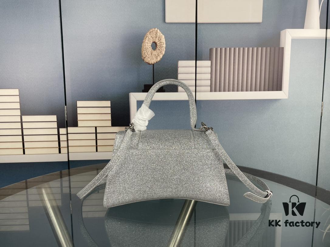 6930e3c46e68136f4d9b2685 New Arrival Pearlescent Oversized & Small 195 Balencia Paris, This Season's Highlight Sandglass Bag with Signature Arc Design