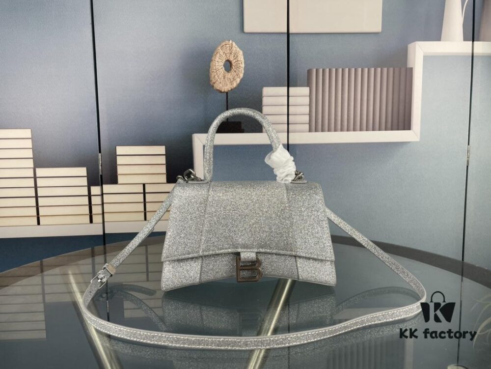 6930e3c56e68136f4d9b2686 New Arrival Pearlescent Oversized & Small 195 Balencia Paris, This Season's Highlight Sandglass Bag with Signature Arc Design
