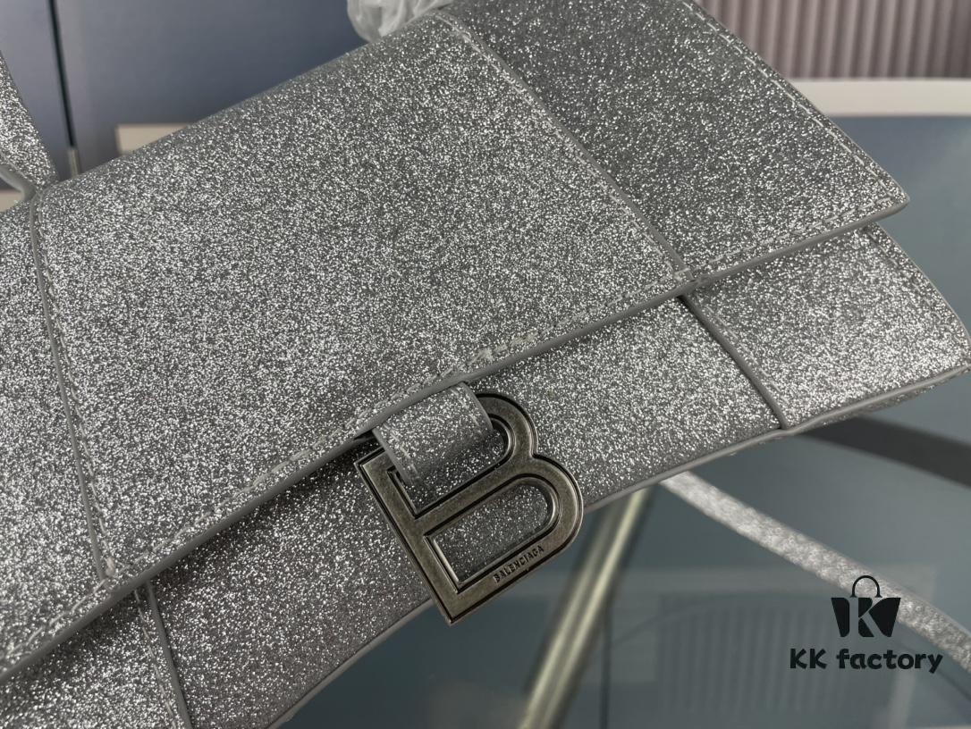 6930e3c66e68136f4d9b2689 New Arrival Pearlescent Oversized & Small 195 Balencia Paris, This Season's Highlight Sandglass Bag with Signature Arc Design