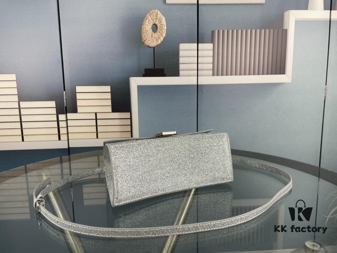 6930e3c96e68136f4d9b268b New Arrival Pearlescent Oversized & Small 195 Balencia Paris, This Season's Highlight Sandglass Bag with Signature Arc Design