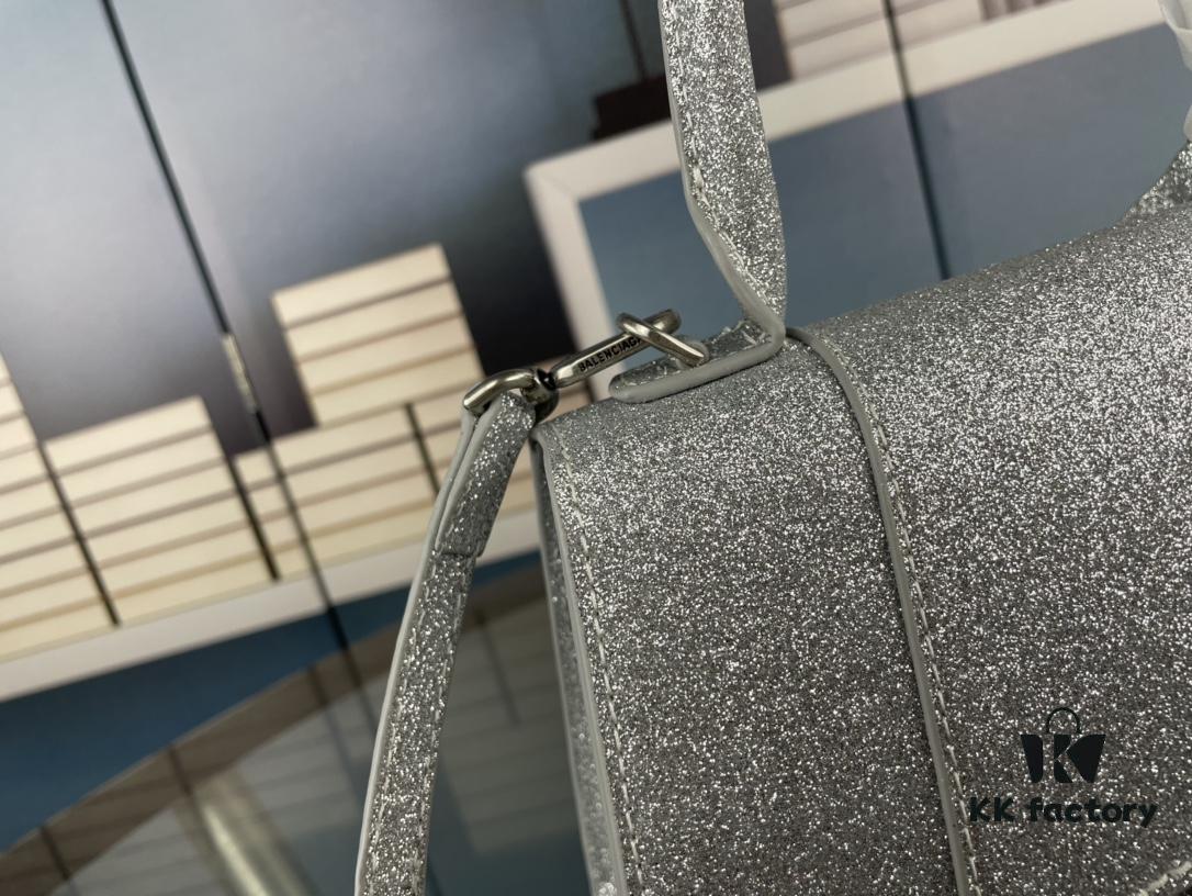 6930e3c96e68136f4d9b268d New Arrival Pearlescent Oversized & Small 195 Balencia Paris, This Season's Highlight Sandglass Bag with Signature Arc Design