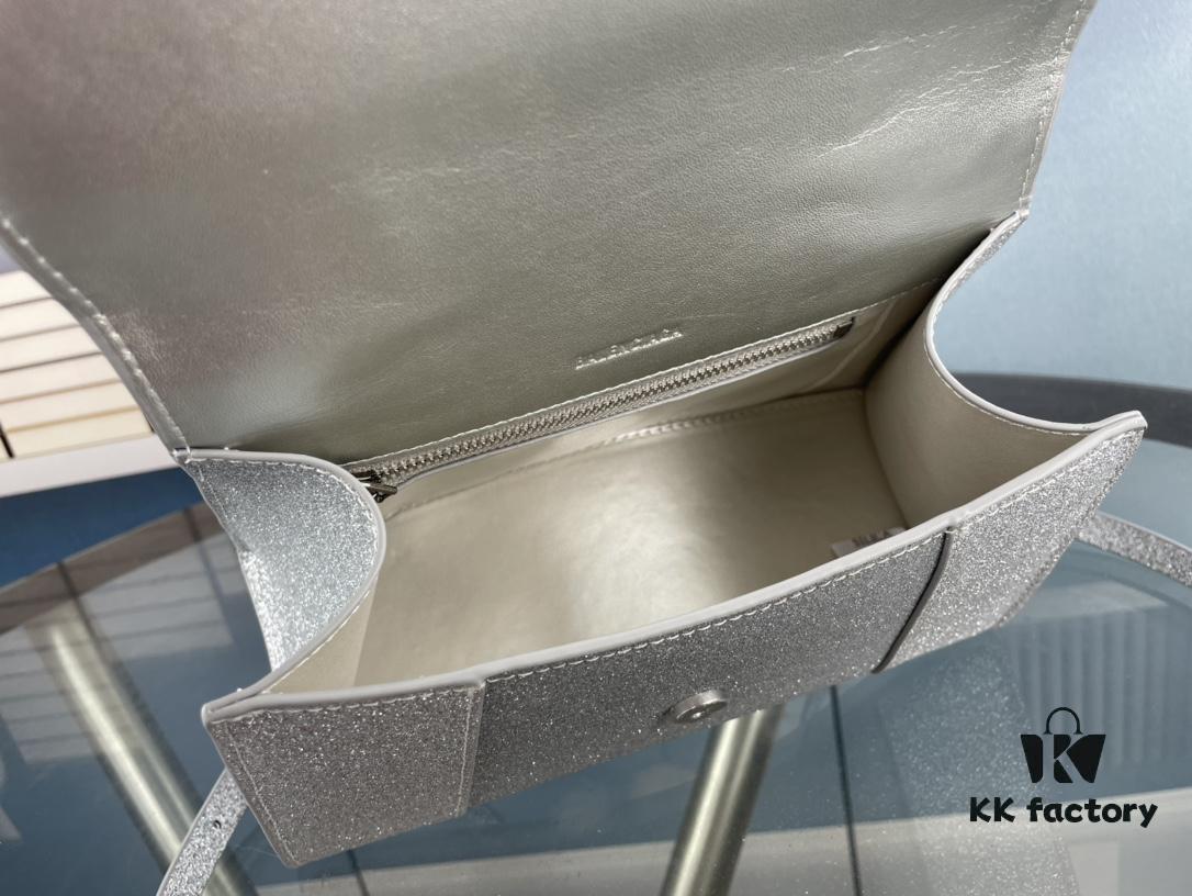 6930e3ca6e68136f4d9b268e New Arrival Pearlescent Oversized & Small 195 Balencia Paris, This Season's Highlight Sandglass Bag with Signature Arc Design