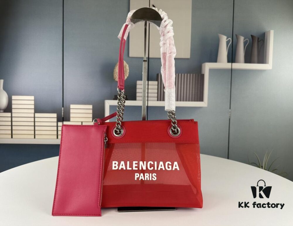 6930e3ca6e68136f4d9b268f Newest Transparent Shopping Bag from Balenciaga, Large Size 260, Small Size 250 – Runway Edition