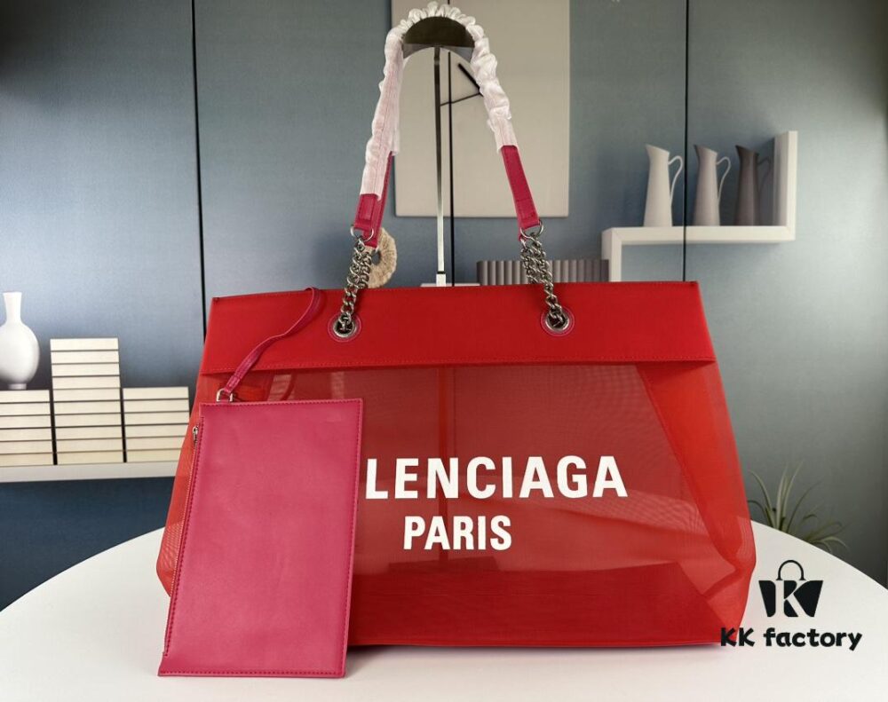 6930e3cb6e68136f4d9b2691 Balenciaga Latest Runway Transparent Shopping Bag - Large Size 260, Small Size 250