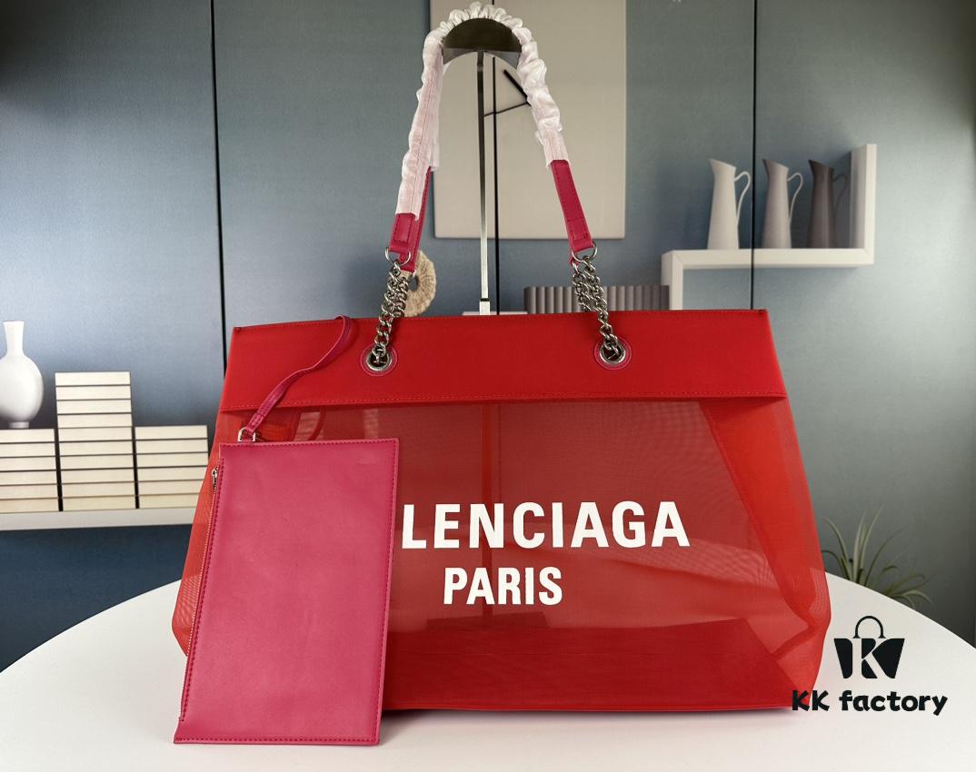 6930e3cb6e68136f4d9b2691 Balenciaga Latest Runway Transparent Shopping Bag - Large Size 260, Small Size 250