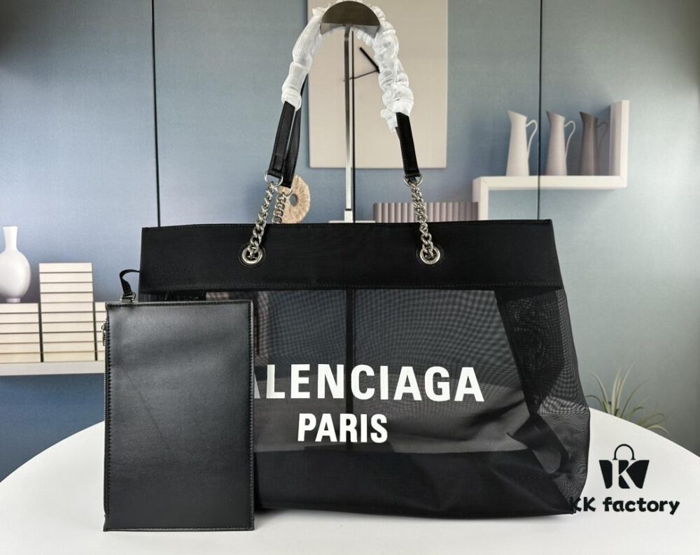6930e3cb6e68136f4d9b2692 Newest Transparent Shopping Bag from Balenciaga, Large Size 260, Small Size 250, Runway Edition