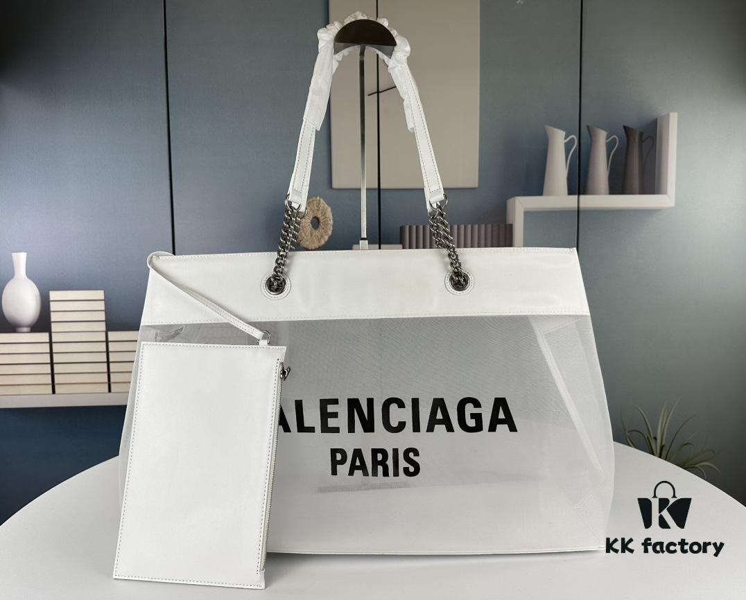 6930e3ce6e68136f4d9b2694 Balenciaga Latest Runway Transparent Shopping Bag - Large Size 260, Small Size 250