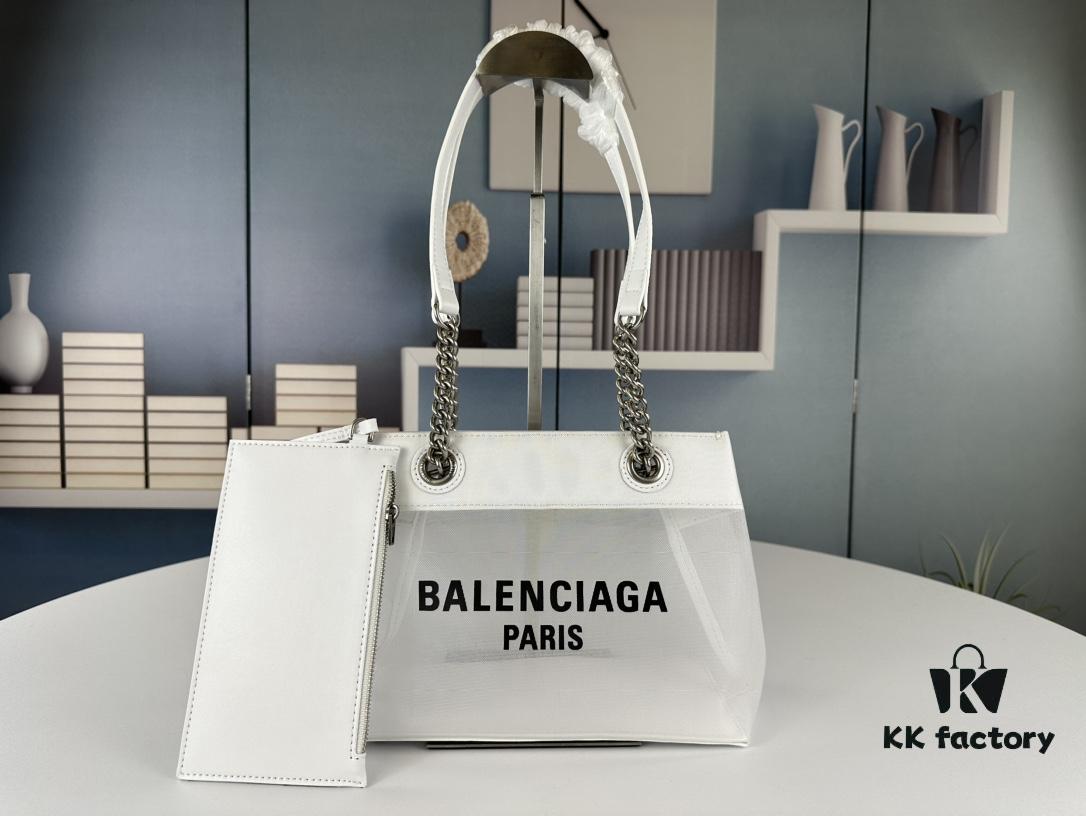 Balenciaga Latest Runway Shopping Bag, Large 260, Small 250, Clear Transparent Tote Bag