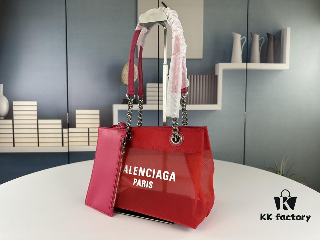 6930e3cf6e68136f4d9b269a Newest Transparent Shopping Bag from Balenciaga, Large Size 260, Small Size 250 – Runway Edition