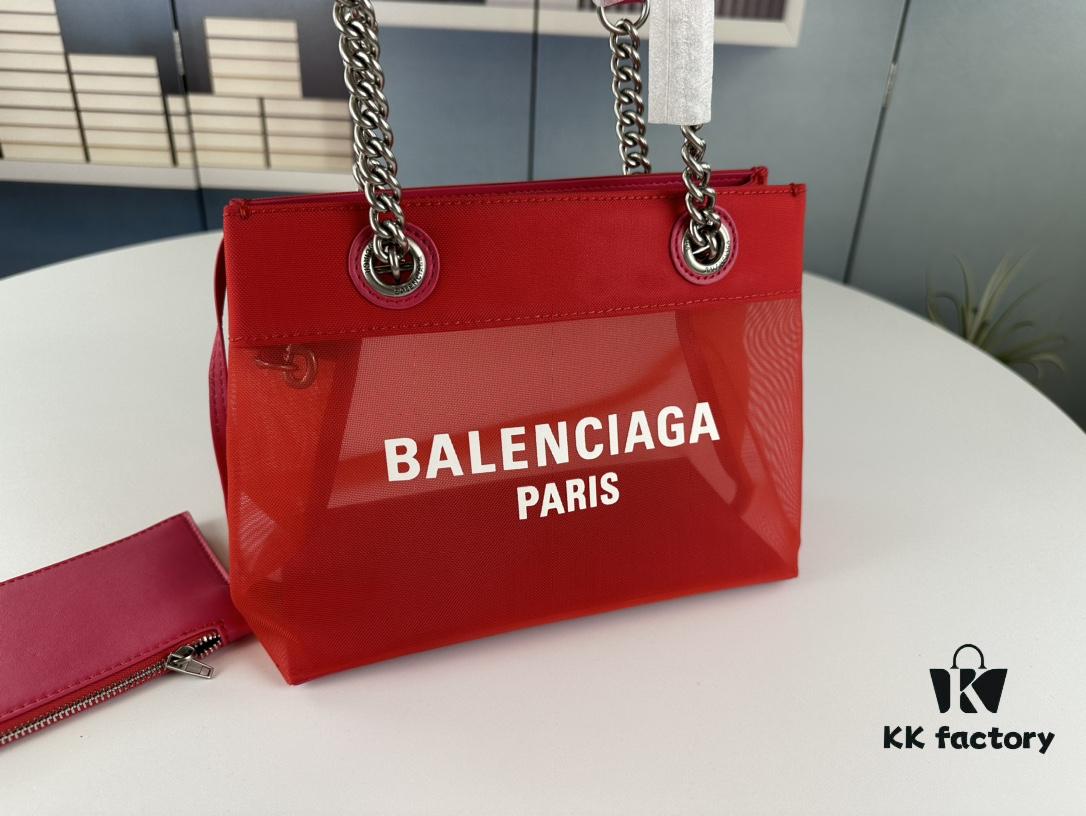 6930e3d06e68136f4d9b269b Newest Transparent Shopping Bag from Balenciaga, Large Size 260, Small Size 250 – Runway Edition